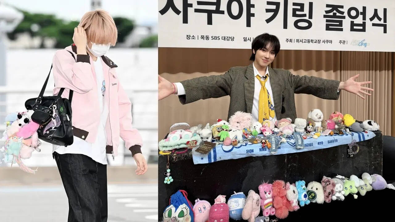 NCT Wish's Sakuya charms fans with doll keyring collection at