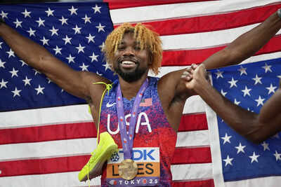 Historic! Noah Lyles creates history, matches Usain Bolt record with world 200 metres title