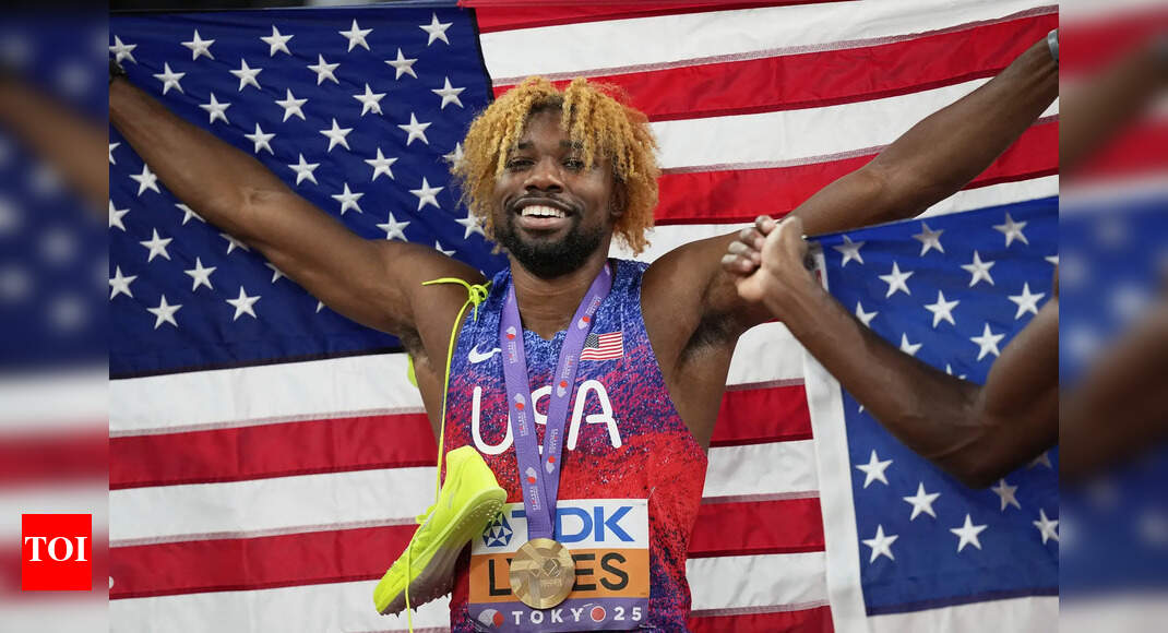 Sensational! Noah Lyles creates history, matches Usain Bolt record with world 200 metres title