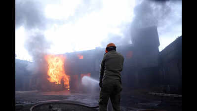 Massive Fire Erupts at Plastic Manufacturing Plant in Ranchi, No Casualties Reported