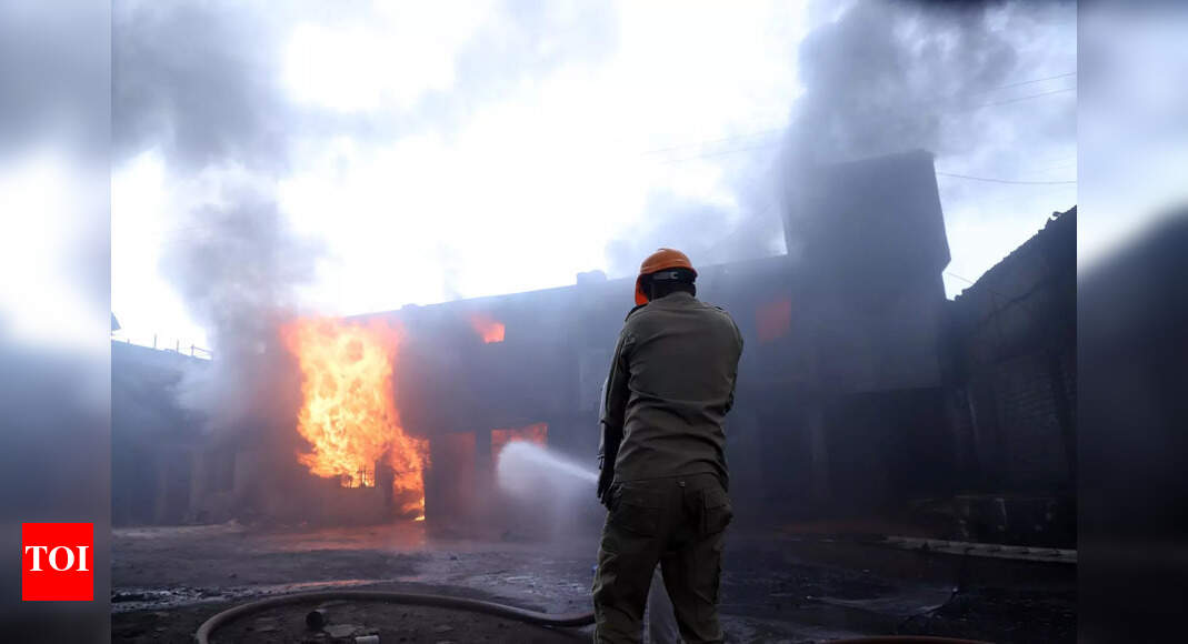 Massive Fire Erupts at Plastic Manufacturing Plant in Ranchi, No Casualties Reported