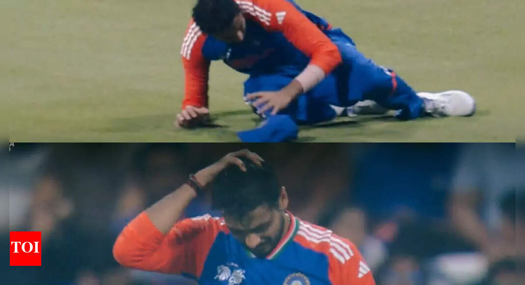 Axar Patel’s horror moment: Missed catch, head hit ground, leaves field during India's Asia Cup match against Oman