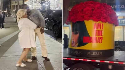 Stefon Diggs surprises Cardi B with grand flower gesture for album launch Am I the Drama