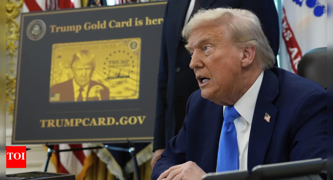 <div>Trump 'Gold Card' visa: US rolls out residency scheme costing $1 million; aimed to draw foreign investment</div> <div>Trump 'Gold Card' visa: US rolls out residency scheme costing $1 million; aimed to draw foreign investment</div>