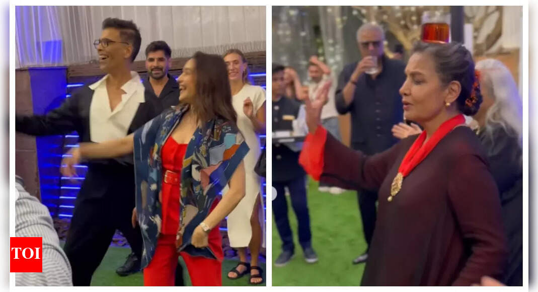 Madhuri, KJo dance to Dafliwale, Shabana does a Jamal Kudu