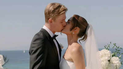 Denis Shapovalov marries tennis pro Mirjam Björklund in breathtaking Greece wedding with stunning designer dress