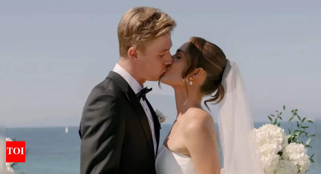 Denis Shapovalov marries tennis pro Mirjam Björklund in breathtaking Greece wedding with stunning designer dress