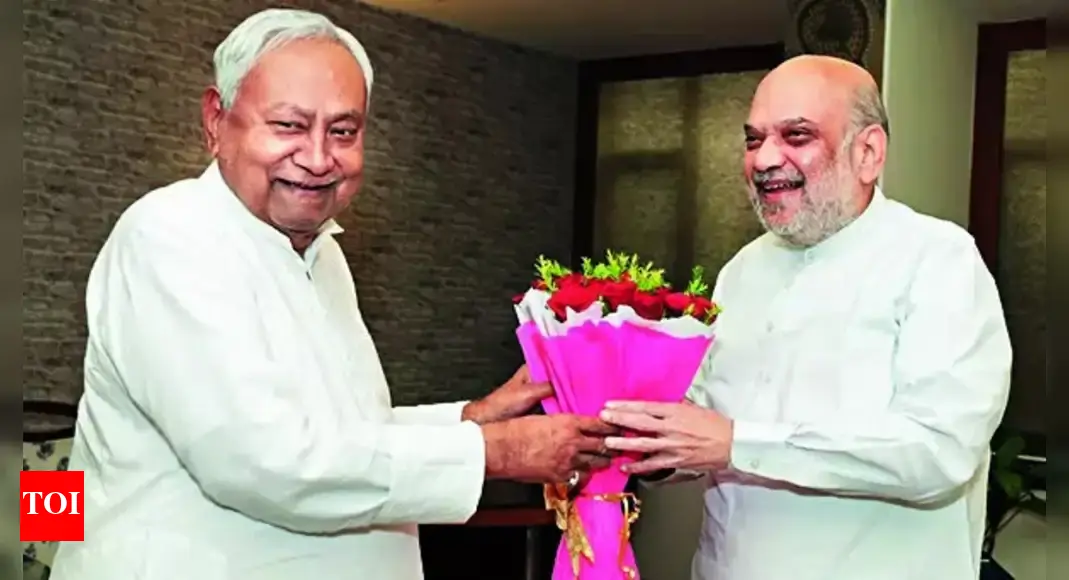 Bihar polls: JDU, BJP likely to contest on equal number of seats Bihar polls: JDU, BJP likely to contest on equal number of seats