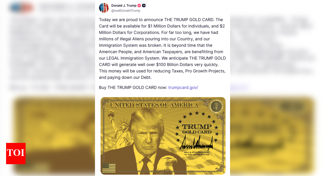 Trump’s $1 million gold card visa: Who qualifies, what it offers – Here’s how to apply