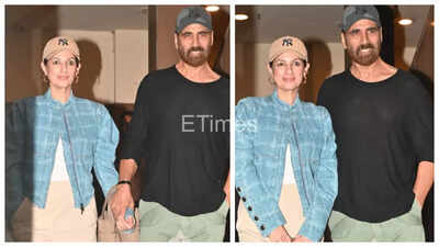Jolly LLB 3 star Akshay Kumar steps out in style with wife Twinkle Khanna for a movie night - See photos
