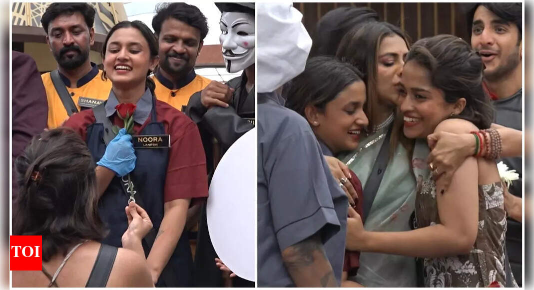 Bigg Boss Malayalam 7: Adhila goes down on one knee and proposes to Noora, asks, ‘In front of all our brothers and sisters here, will you be my girl forever?’
