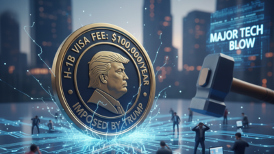 "Seguridad nacional": Por qué Trump impuso una tarifa de 100,000 dólares al año en las visas H-1B; un posible gran golpe para la tecnología