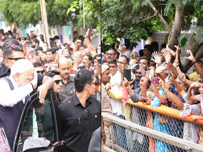 PM Modi’s salute to young boy in Bhavnagar wins hearts, viral video captures priceless reaction | Watch