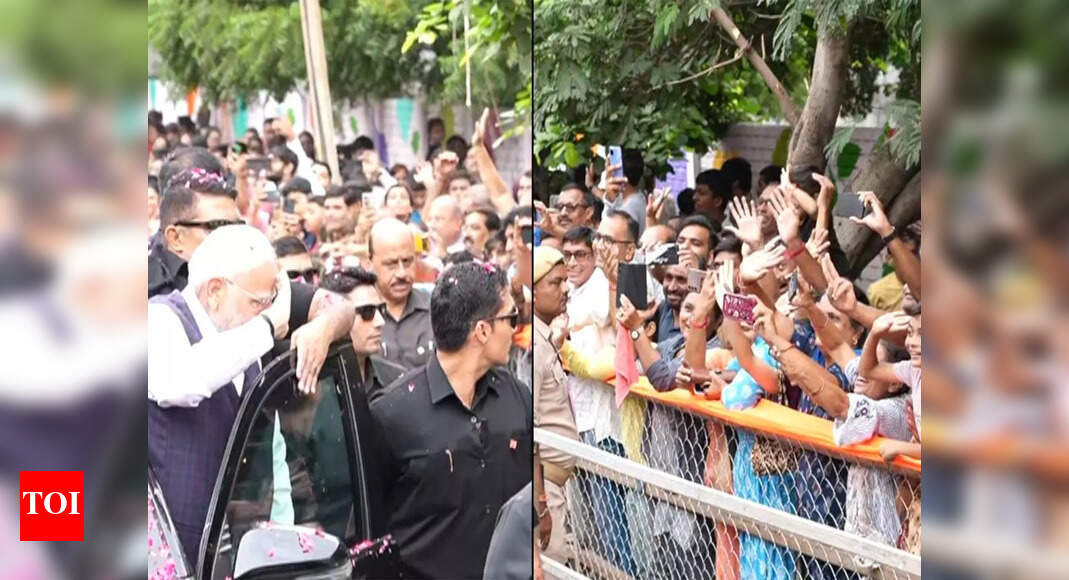 PM Modi’s salute to young boy in Bhavnagar wins hearts, viral video captures priceless reaction | Watch