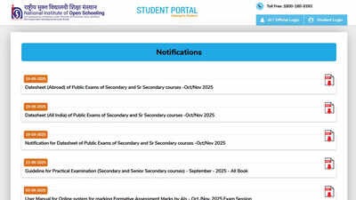 Theory exams from October 14 to November 18