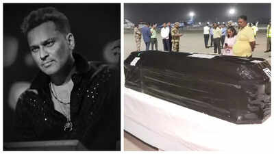 Zubeen Garg's mortal remains arrive in Delhi; Ruckus breaks out at Guwahati airport as fans break through barricades - WATCH