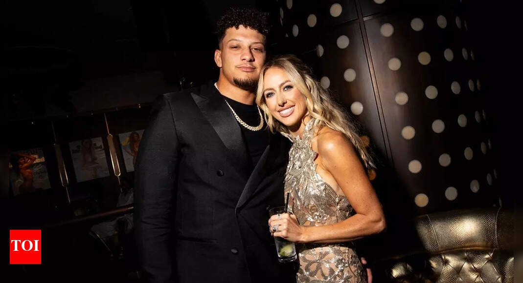 Patrick Mahomes and wife Brittany turn heads during date night at his and Travis Kelce’s new dining venture