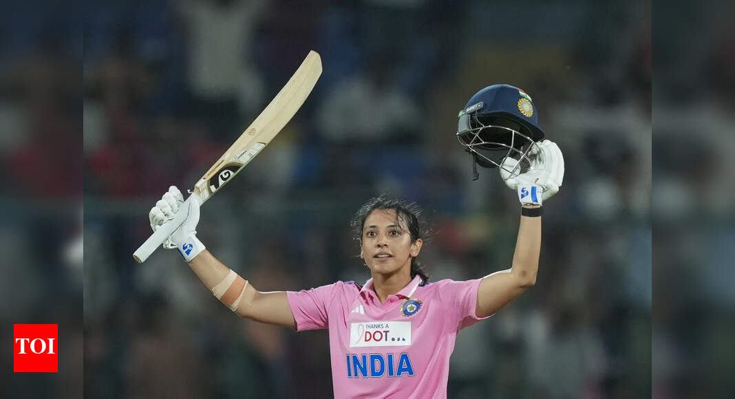 Smriti Mandhana’s blazing century not enough as Australia edge India to win ODI series 2-1