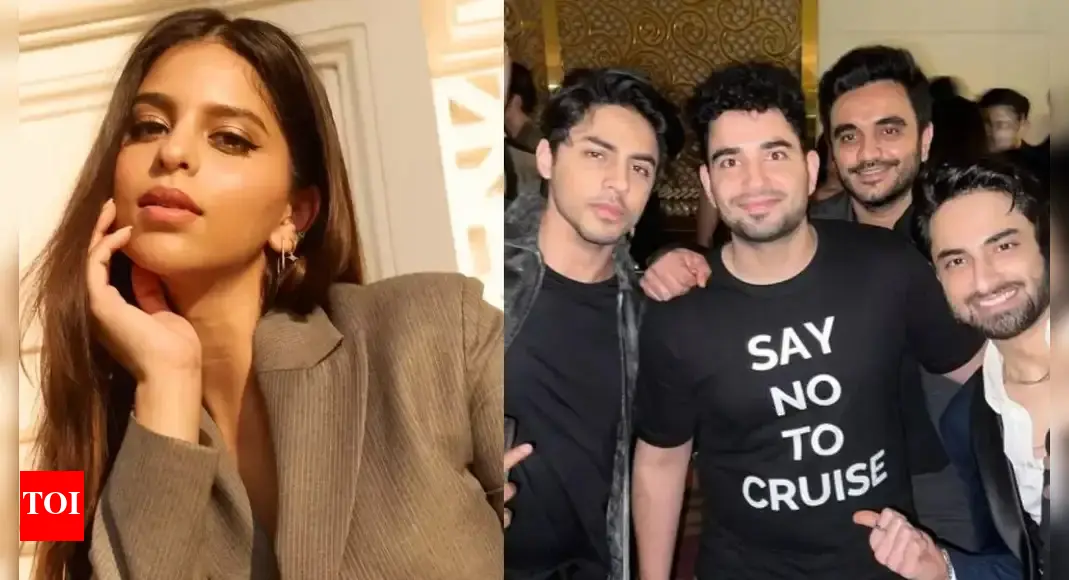 Suhana Khan REACTS to Samay’s ‘cruise’ T-shirt PIC