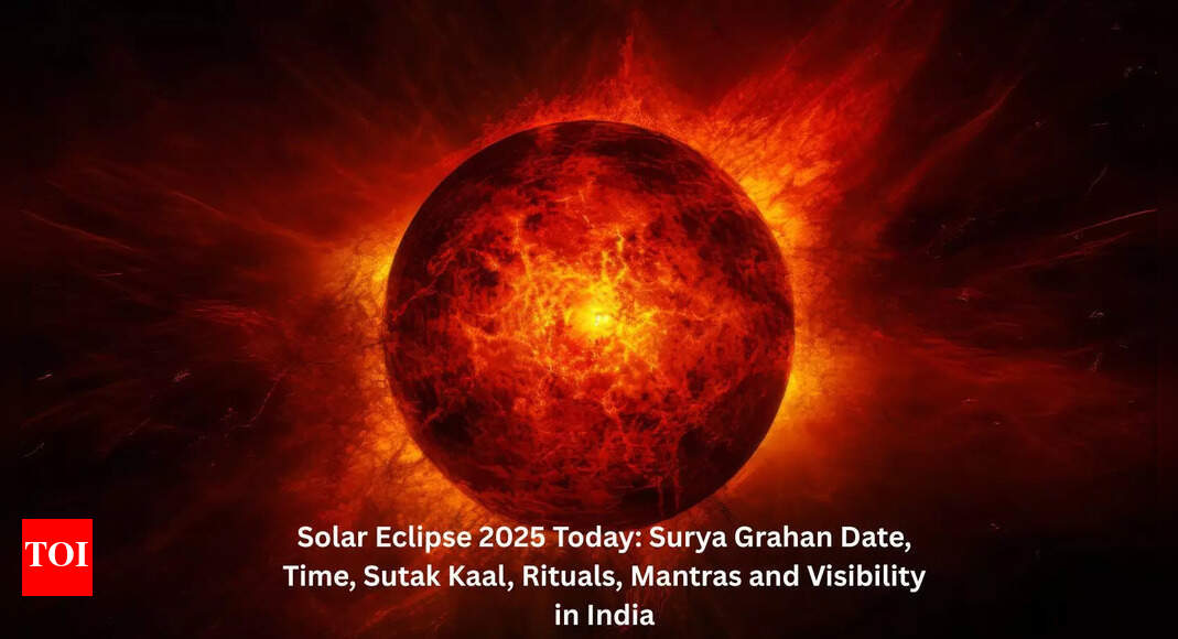 Solar Eclipse 2025 Today: Surya Grahan Date, Time, Sutak Kaal, Rituals, Mantras and Visibility in India