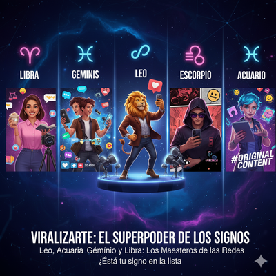 Los 5 signos zodiacales que más se viralizan en redes sociales (y por qué no nos sorprende)