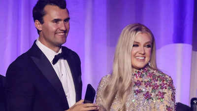 When I get to heaven...': Erika Kirk reveals she won't seek death penalty  for Charlie Kirk's killer because... - The Times of India