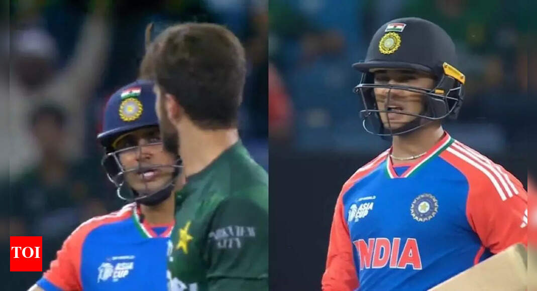 Drama in Dubai! Abhishek Sharma, Shubman Gill slap Shaheen Afridi with fiery exchanges - Watch