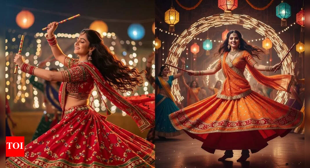 Navratri 2025: 7 prompts to make realistic AI dandiya and garba night images using Google Gemini for free