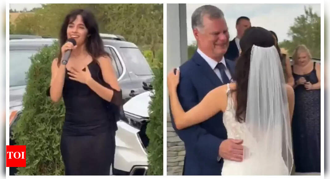 Camila Cabello surprises fan; sings ‘First Man’ for father-daughter dance at wedding - WATCH