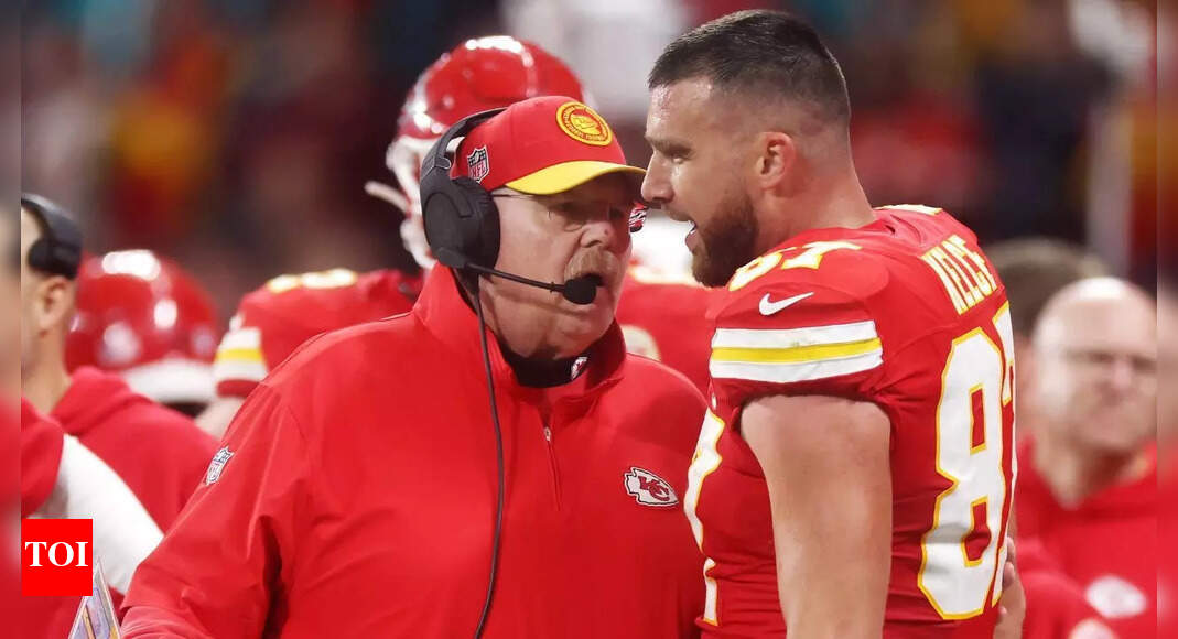 Chiefs’ Travis Kelce and Andy Reid get into fiery sideline argument on live broadcast: Is everything going well between these two?