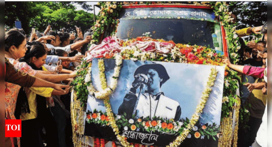 Thousands pay homage to Zubeen Garg as body arrives home