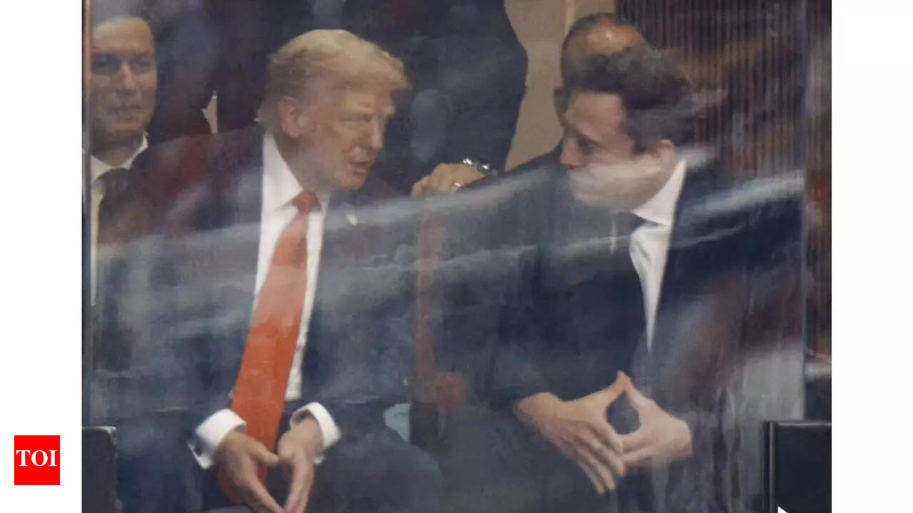 Tesla CEO Elon Musk's 'pyramid hand symbol' at Charlie Kirk's memorial goes  viral: What it may mean - The Times of India