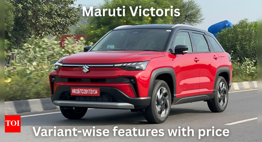Maruti Suzuki Victoris: Variant-wise features with price explained