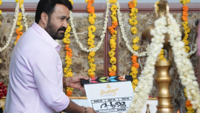  Mohanlal shares picture from pooja ceremony; says, 'Bringing Georgekutty's world alive once again'
