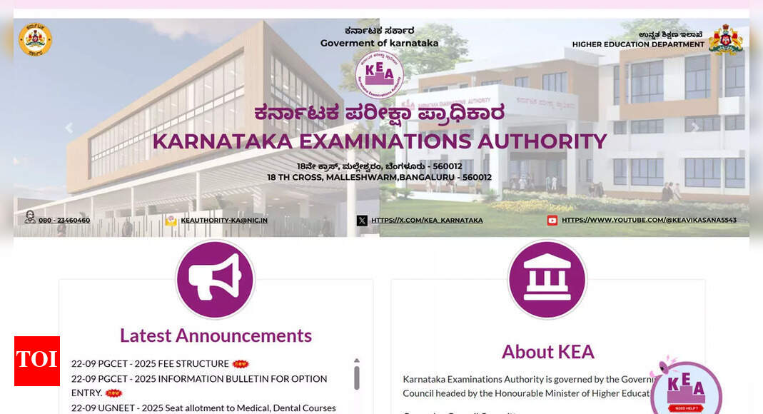 Karnataka PGCET 2025 counselling schedule released: Option entry starts Sept 24