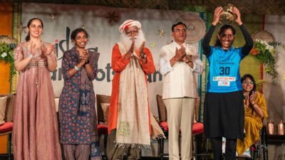 Isha Gramotsavam grand finale: India’s largest rural sports festival concludes; Sadhuguru, Saina Nehwal lead celebrations
