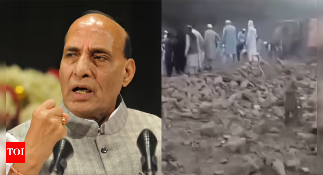 <div>Evening news wrap: Rajnath reveals why India didn't 'immediately react' to US tariffs; Pak bombs own village; and more</div> <div>Evening news wrap: Rajnath reveals why India didn't 'immediately react' to US tariffs; Pak bombs own village; and more</div>