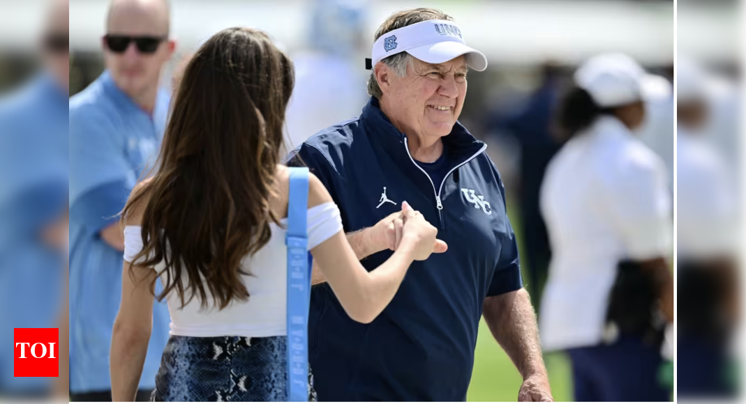 Viral AI video shows Bill Belichick and girlfriend Jordon Hudson obsessively making out on the sidelines, fans call it “wild and fake”