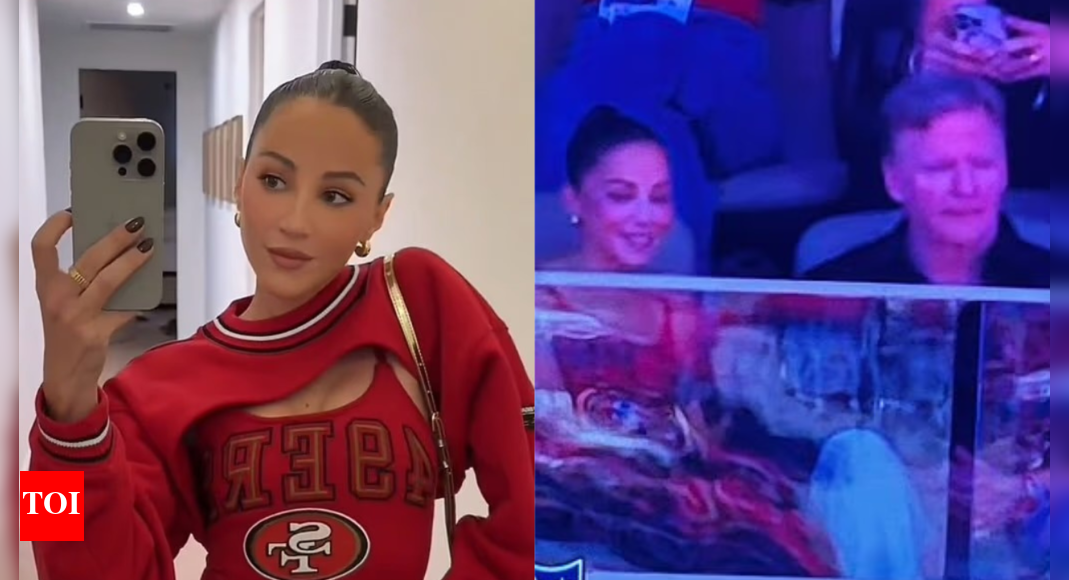 Kay Adams takes spotlight from 49ers win after revealing viral designer look with Roger Goodell next to her