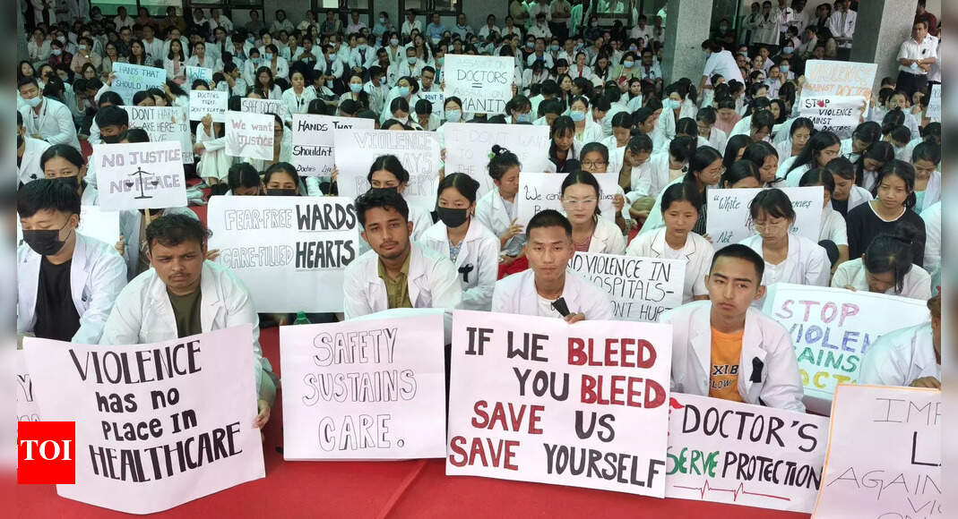 Strike over assault on RIMS’ doc cripples healthcare in Imphal