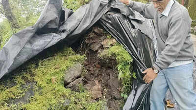 Stretch on Mussoorie’s Kipling Trail sinks, cracks after rain