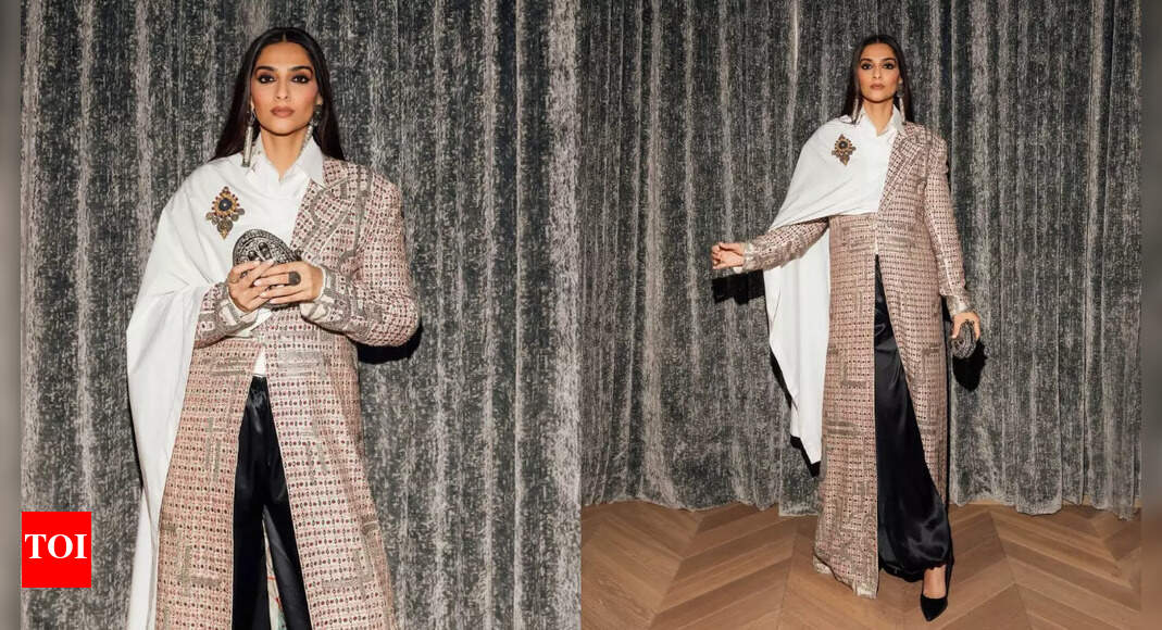Sonam Kapoor proves she’s her own competition at AK|OK's London Fashion Week debut which took place at a toy store!