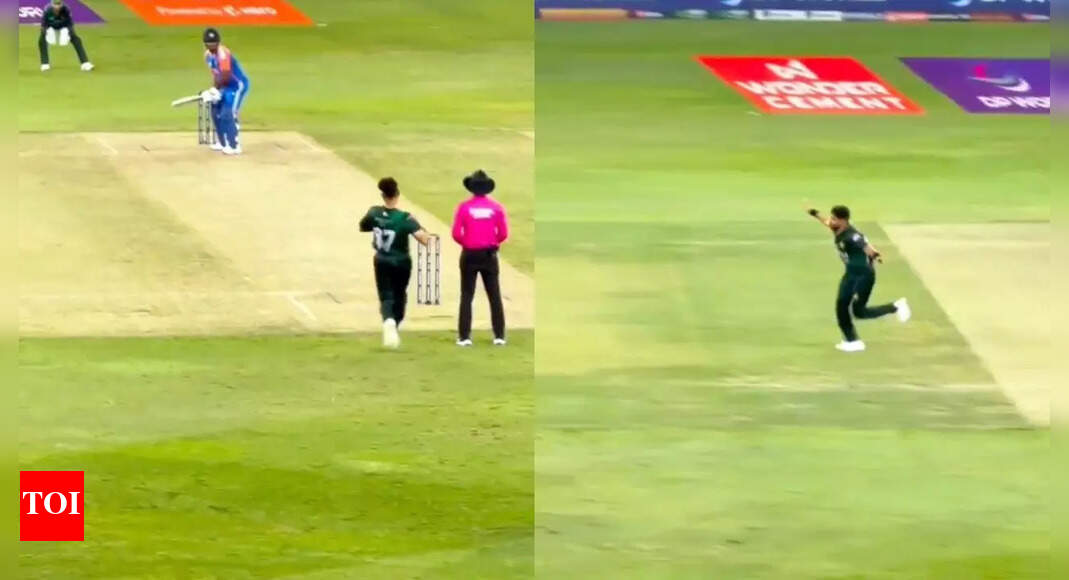 Haris Rauf made jets downing gesture not once but twice against India - watch