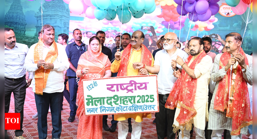 Kota: Om Birla inaugurates National Dussehra Fair 2025, highlights growth of indigenous products and cultural heritage