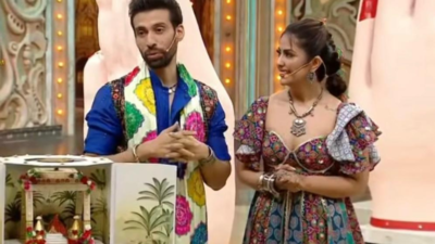  Milind Chandwani and Avika Gor share wedding invite with Radhe Maa, seek her blessings