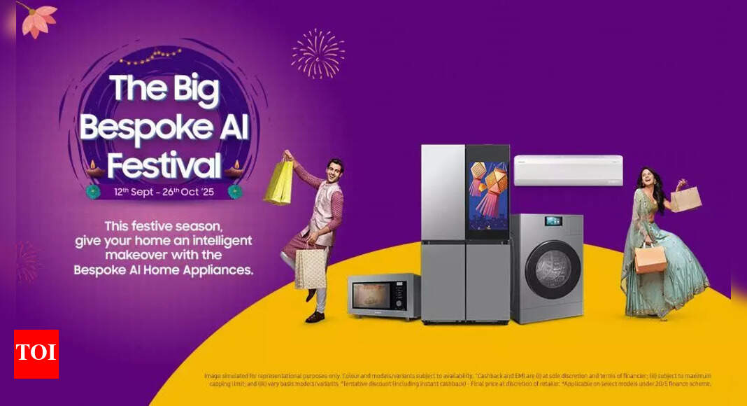 Samsung launches ‘Big Bespoke AI Festival’: Avail big discounts, cashback and rewards on smart appliances
