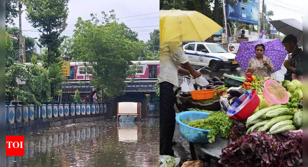 Kolkata flooded by overnight rains; West Bengal schools declare early Durga Puja holidays