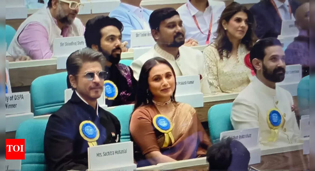 Saree meets Bandhgala: SRK and Rani Mukerji redefine elegance at the National Film Awards