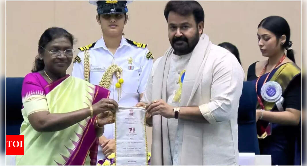 71st National Film Awards: Mohanlal receives prestigious Dadasaheb Phalke Award; honors Malayalam cinema