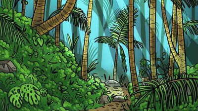 ஒரு புலி காட்டில் வெற்றுப் பார்வையில் மறைக்கப்பட்டுள்ளது: சிறந்த கண்காணிப்பு திறன் உள்ளவர்கள் மட்டுமே அதைக் கண்டுபிடிக்க முடியும்!